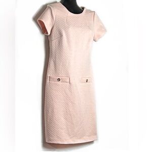 Elegant Pink Short Sleeve Dress (MSRP $129) *NWOT